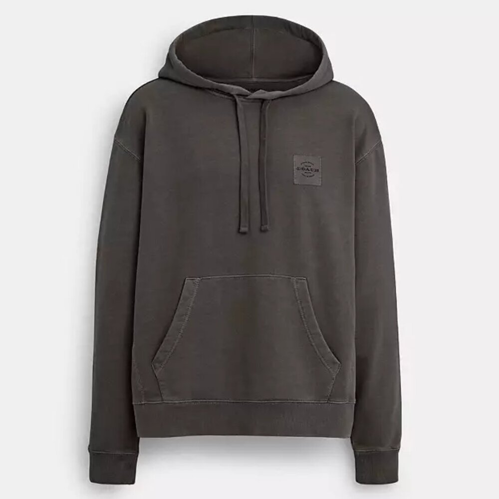 COACH MEN - GRAY/SMOKE Hoodie In Organic Cotton